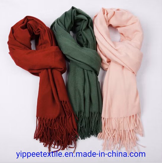 OEM 70X180cm Winter Thermal Cashmere Scarves Imitation Wool Scarves