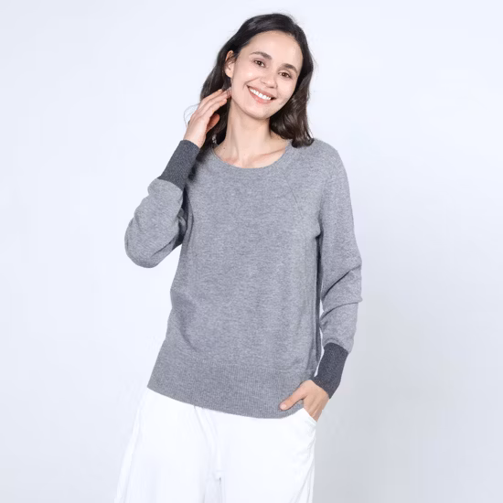 Ladies Fashion Two Tone Classic Round