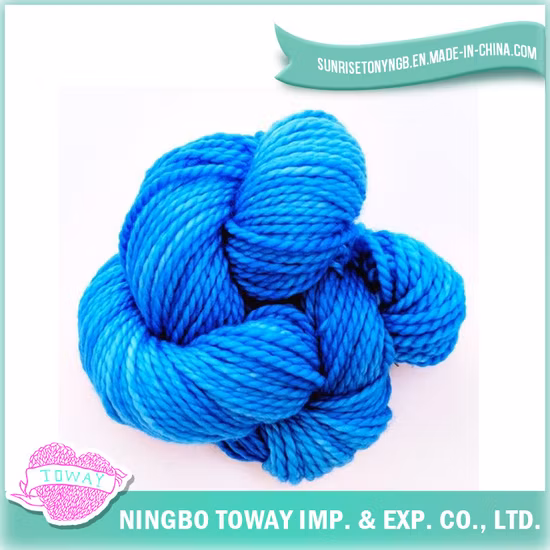 Hand Knitting Round Neck 100% Cashmere Yarn of Multi Wool Women‘ S Sweater