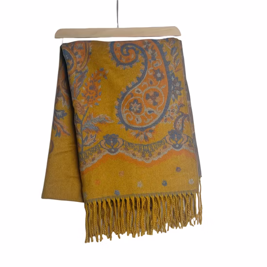 Hot Sale Fashion Luxe Wool Cashmere Unisex Blanket Scarf